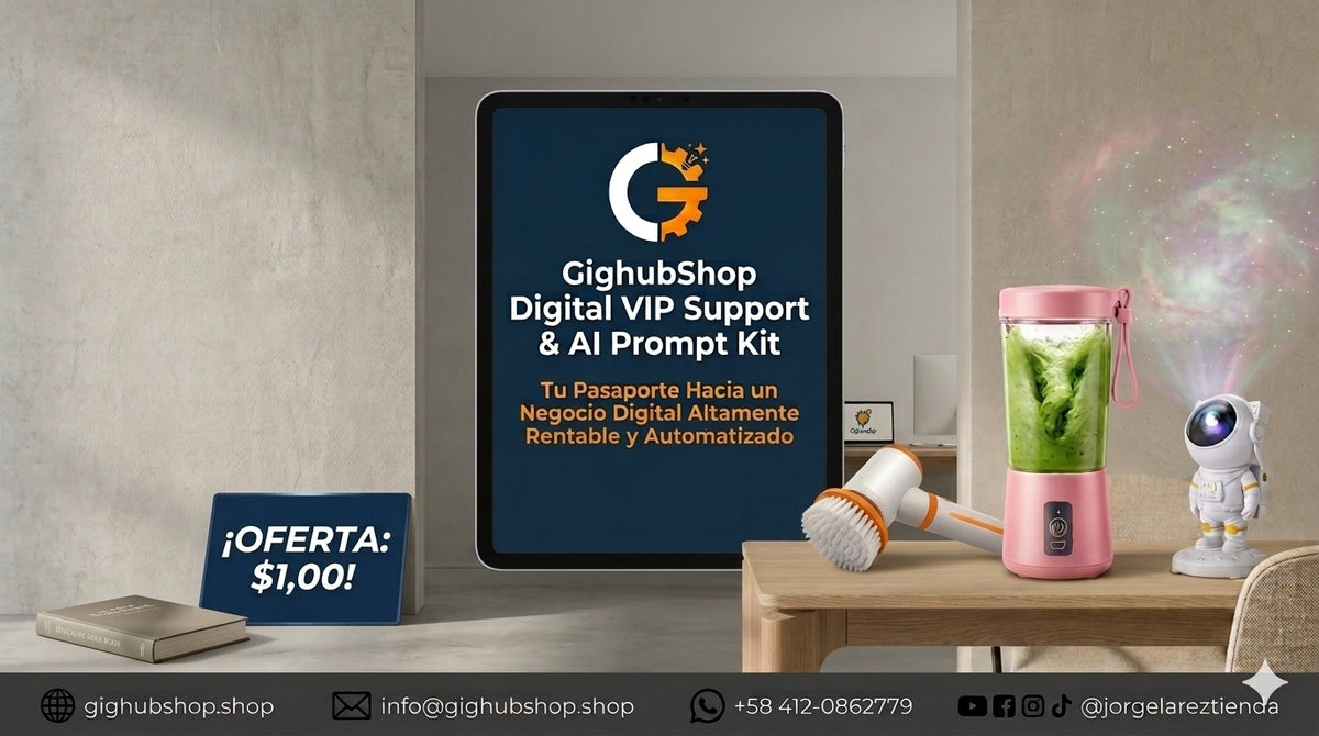 E-Book "GighubShop Digital VIP Support & AI Prompt Kit"
