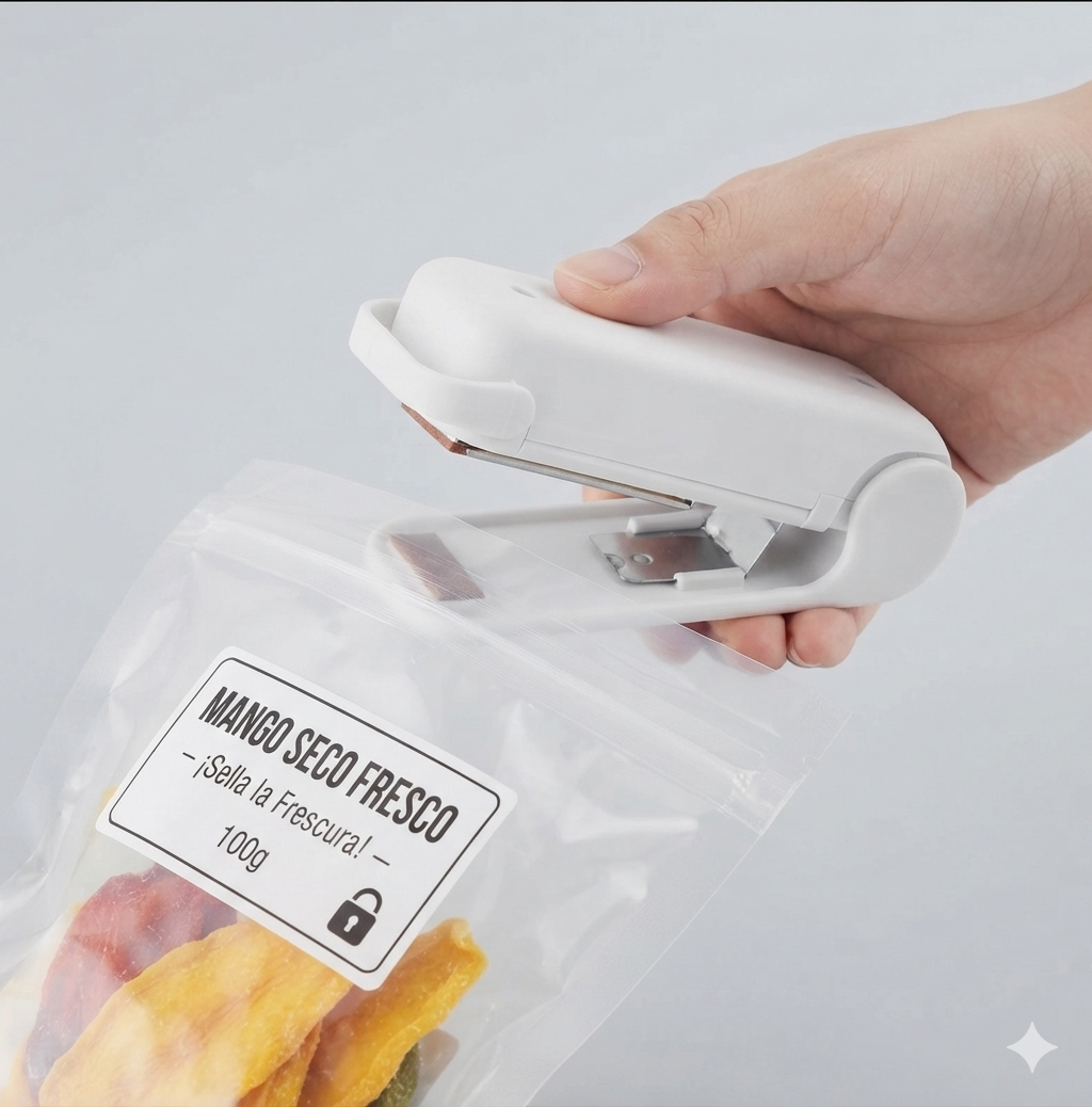 Mini Máquina Selladora de Bolsas Portátil