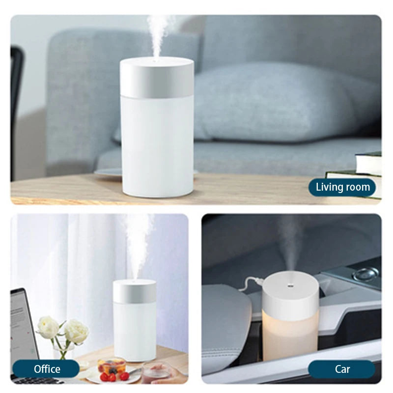 Mini Humidificador de Aire Ultrasónico Portátil con Luz LED| GigHuh