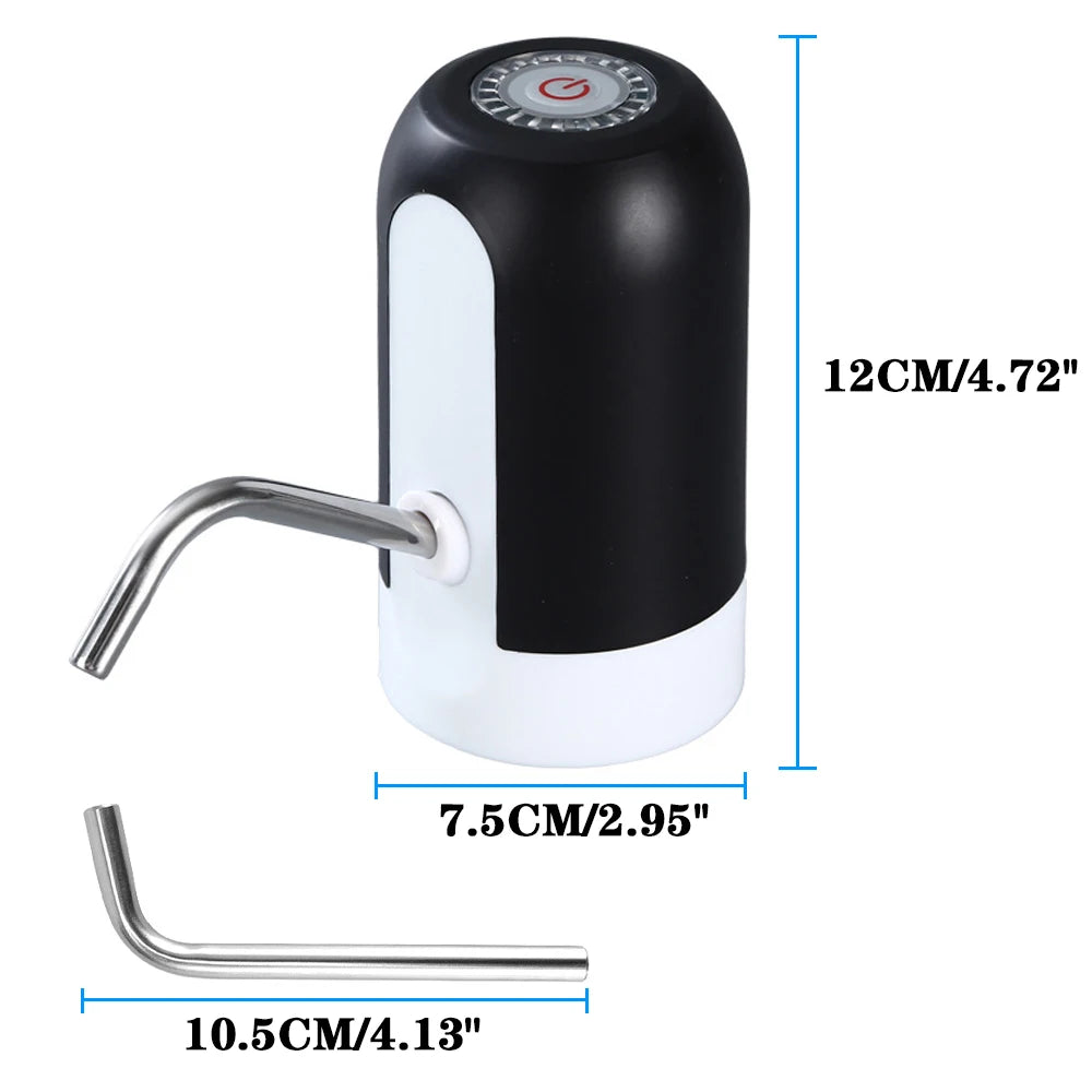 Dispensador de Agua Eléctrico Recargable USB
