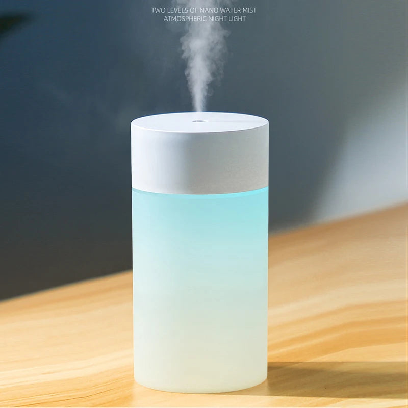Mini Humidificador de Aire Ultrasónico Portátil con Luz LED| GigHuh