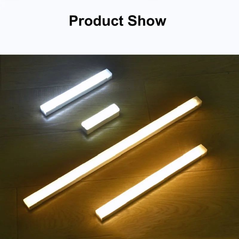 Barra de Luz LED Inteligente con Sensor de Movimiento | Lámpara Magnética Inalámbrica USB