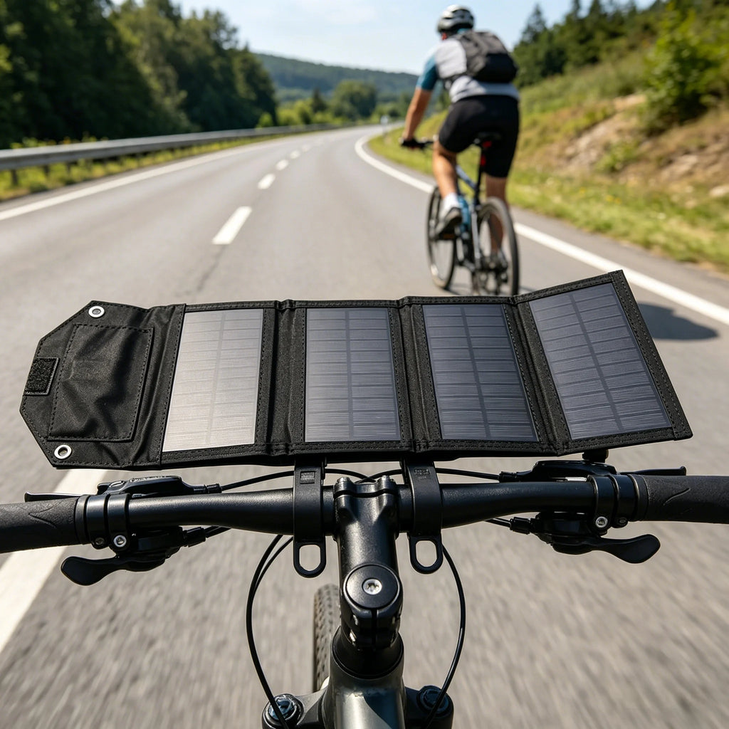 Panel Solar Plegable Portátil USB - Carga Inteligente de Emergencia