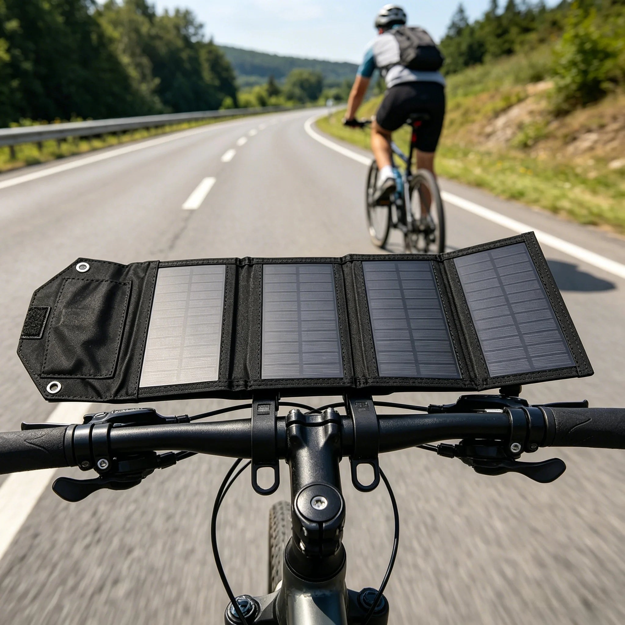 Panel Solar Plegable Portátil USB - Carga Inteligente de Emergencia
