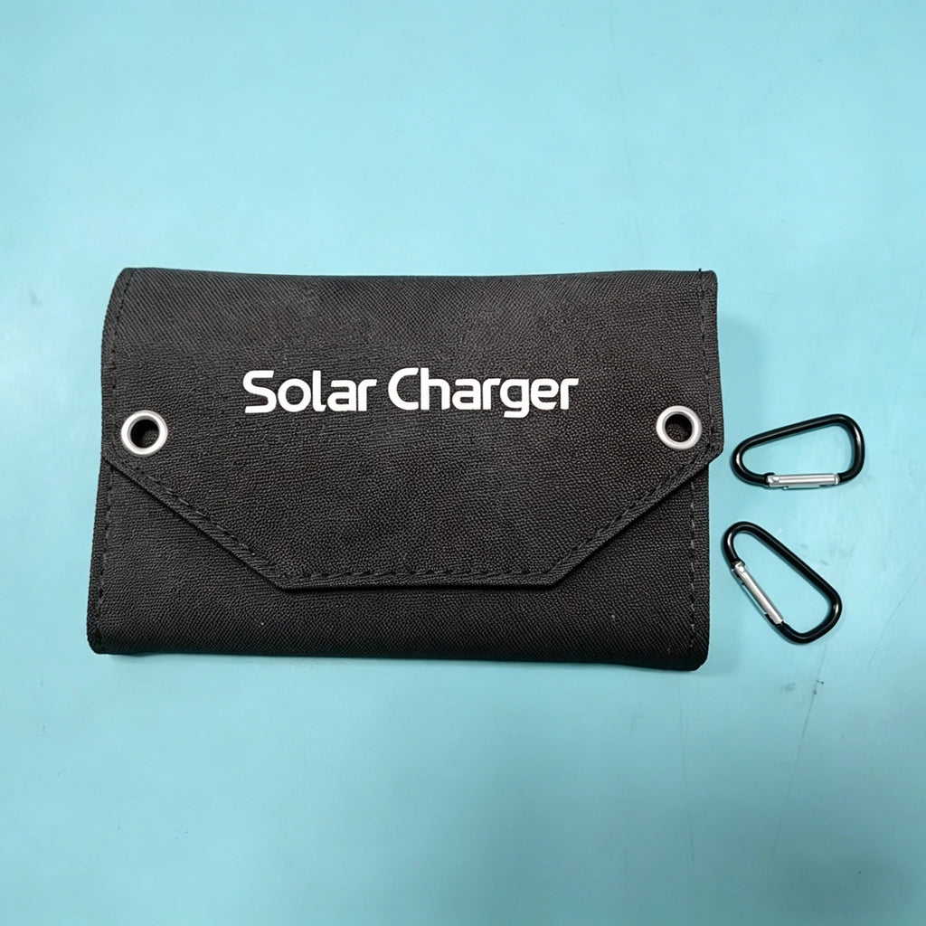 Panel Solar Plegable Portátil USB - Carga Inteligente de Emergencia