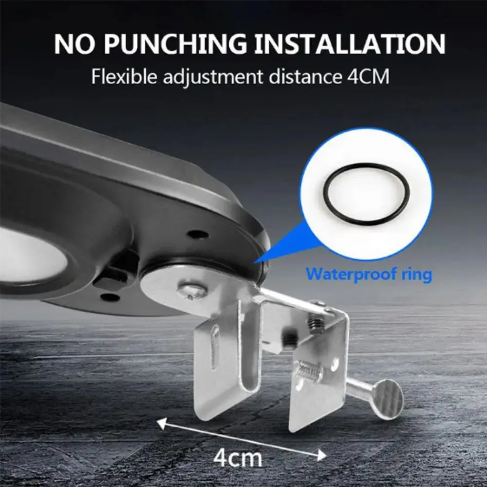Lámpara Suburbana Solar LED con Control Remoto y Brazo Ajustable | GigHub