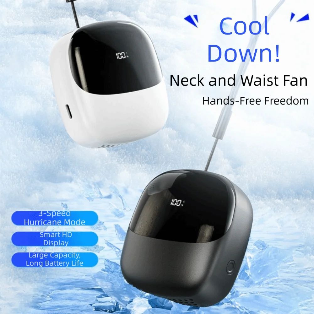 Mini Ventilador Digital Portátil 3 en 1 USB - Enfriamiento Inteligente