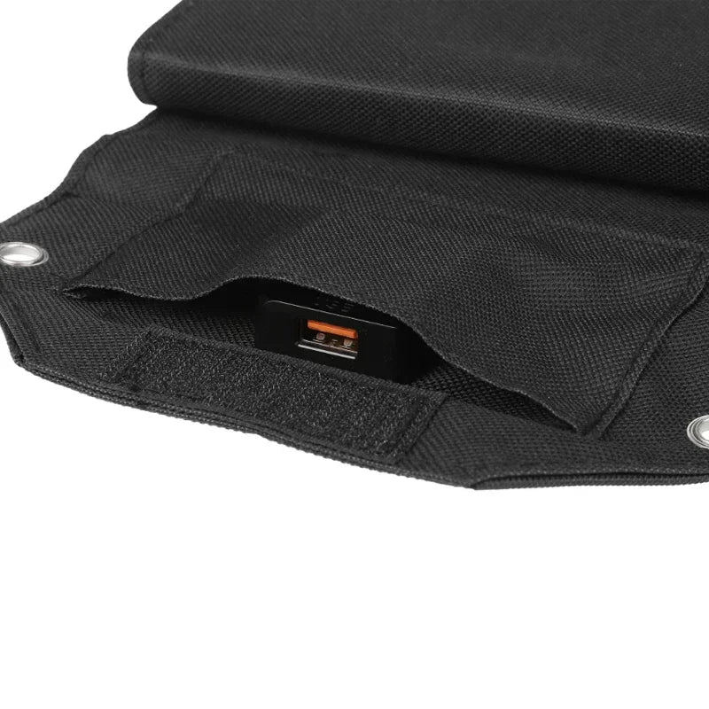 Panel Solar Plegable Portátil USB - Carga Inteligente de Emergencia