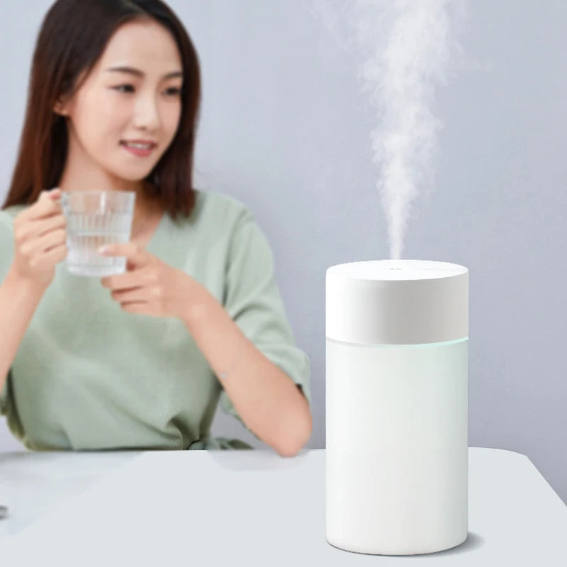 Mini Humidificador de Aire Ultrasónico Portátil con Luz LED| GigHuh