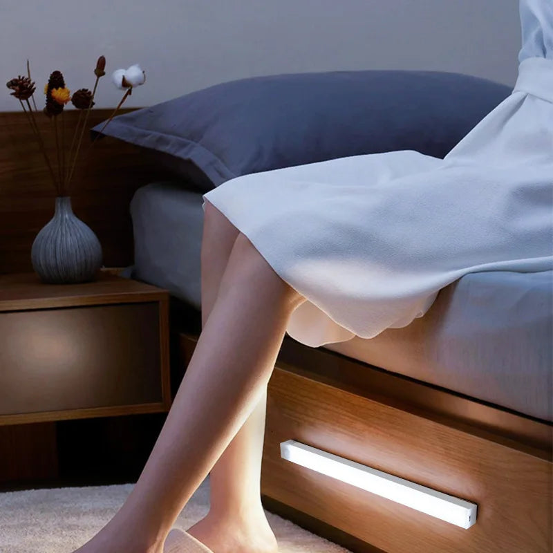 Barra de Luz LED Inteligente con Sensor de Movimiento | Lámpara Magnética Inalámbrica USB