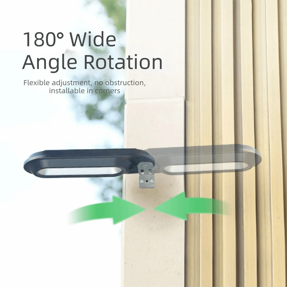 Lámpara Suburbana Solar LED con Control Remoto y Brazo Ajustable | GigHub