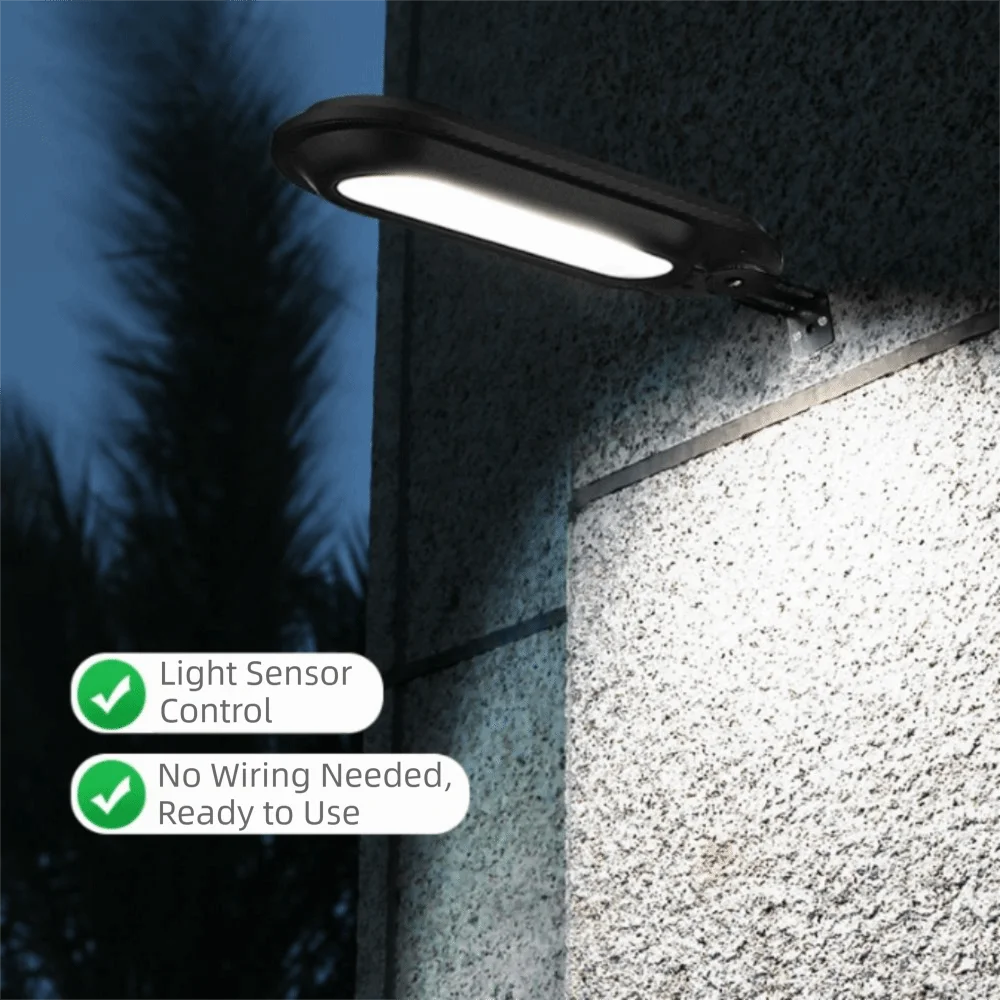 Lámpara Suburbana Solar LED con Control Remoto y Brazo Ajustable | GigHub