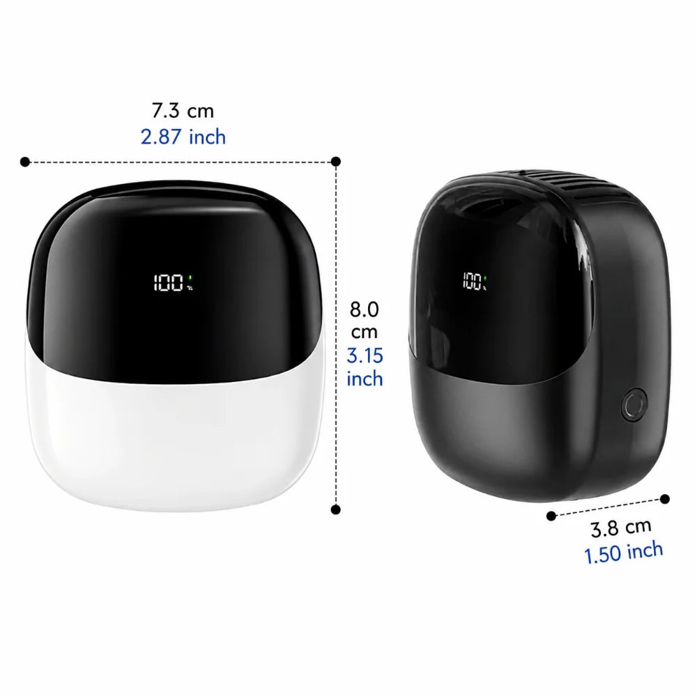Mini Ventilador Digital Portátil 3 en 1 USB - Enfriamiento Inteligente