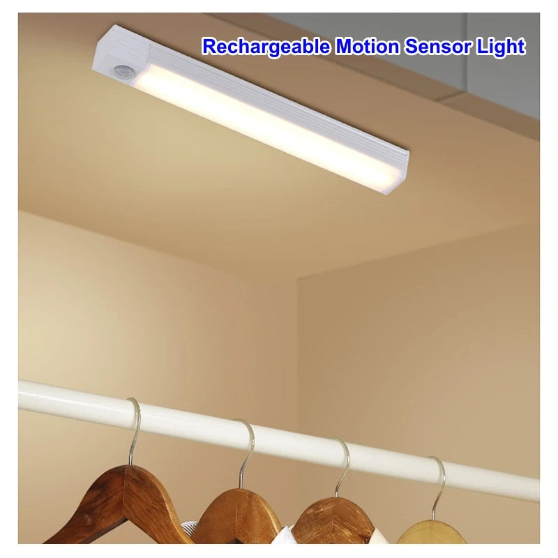 Barra de Luz LED Inteligente con Sensor de Movimiento | Lámpara Magnética Inalámbrica USB