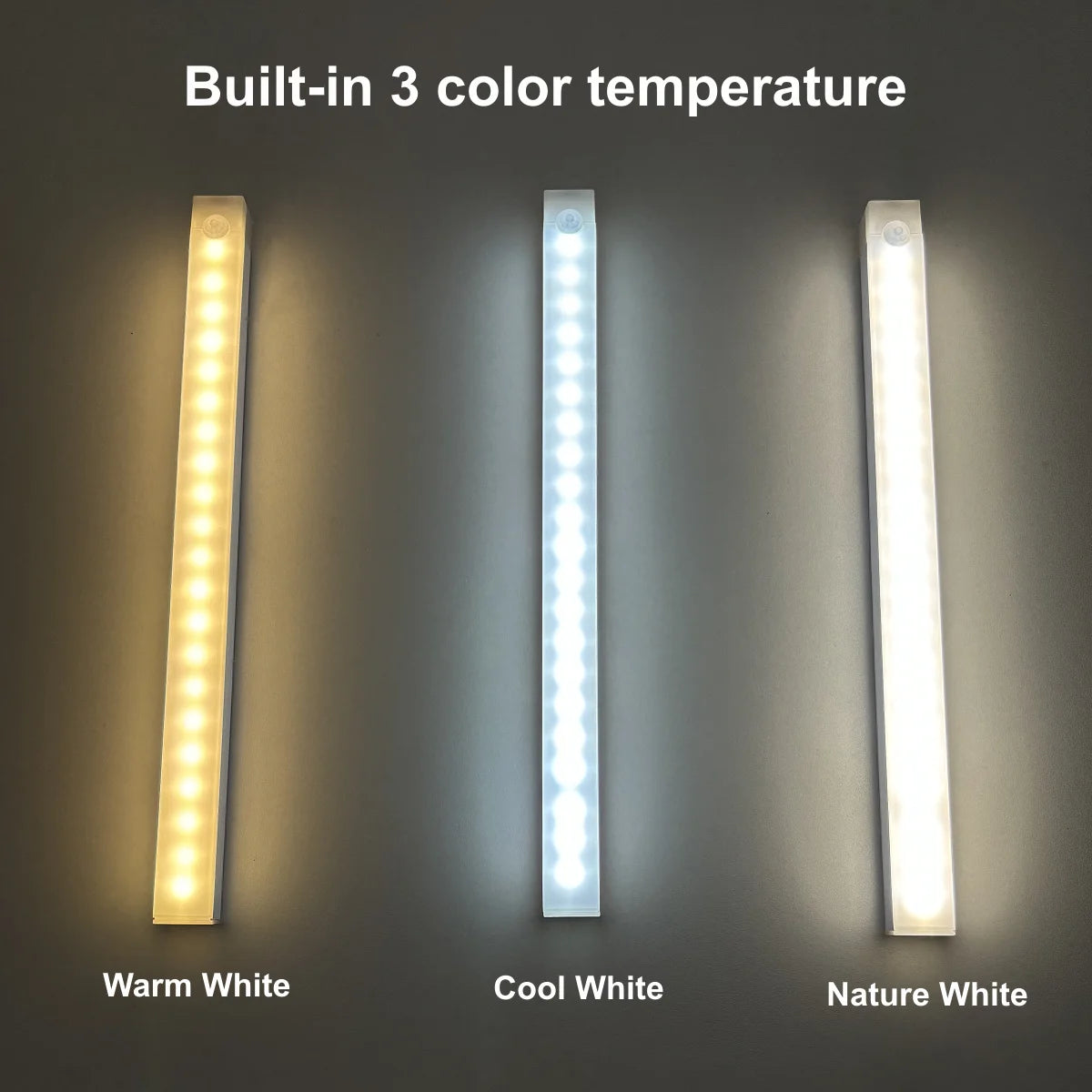 Barra de Luz LED Inteligente con Sensor de Movimiento | Lámpara Magnética Inalámbrica USB