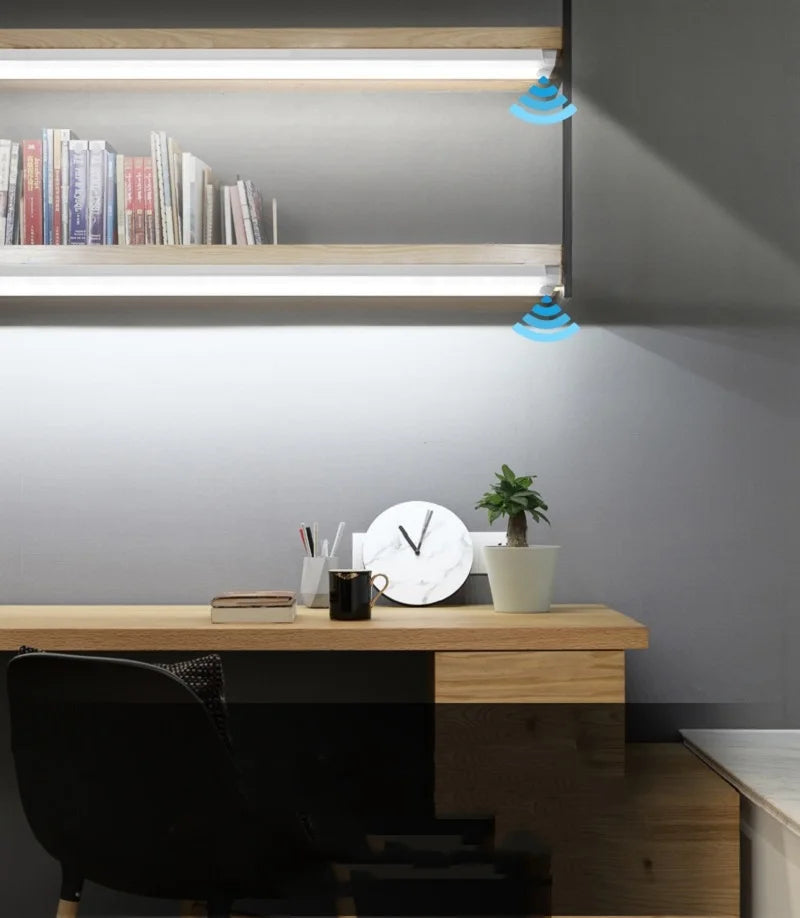 Barra de Luz LED Inteligente con Sensor de Movimiento | Lámpara Magnética Inalámbrica USB