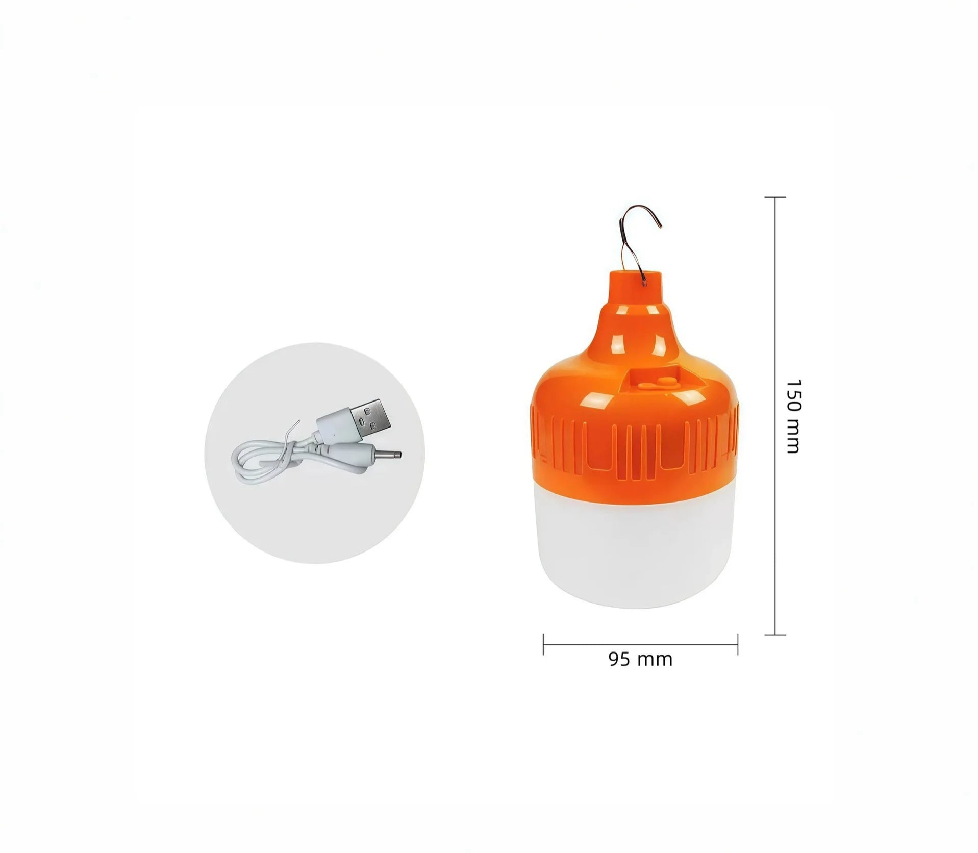 Led USB Rechargeable Light Bulb 80W 120W 200W Night Market Lighting Stall Lamp Stall Lamp Outdoor Camping Household Emergency