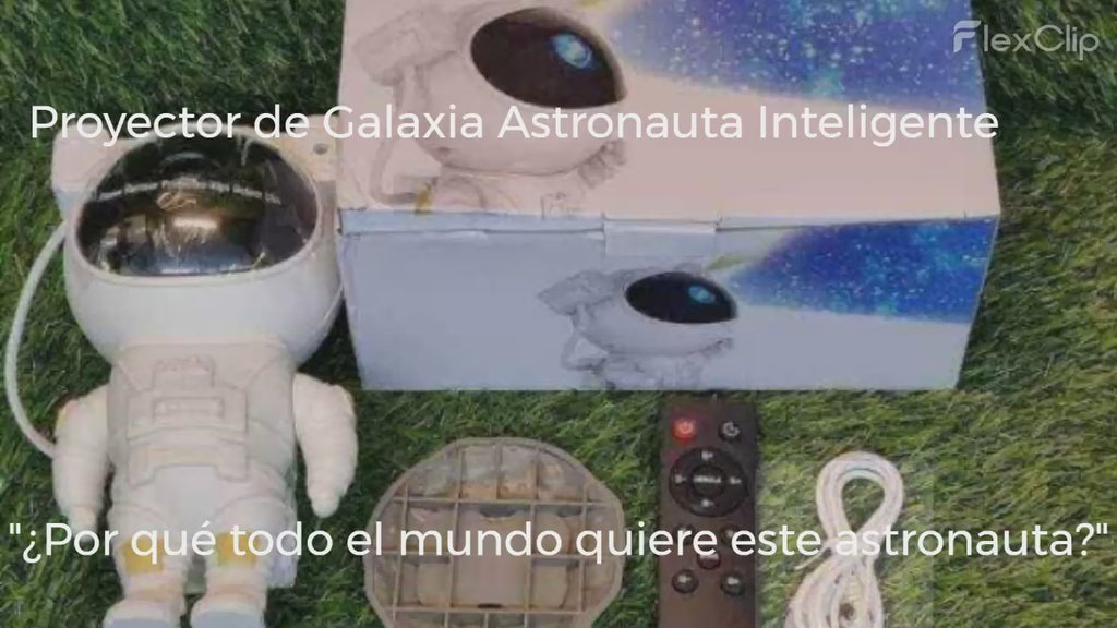 Lámpara Proyector de Galaxia Astronauta con Control Remoto